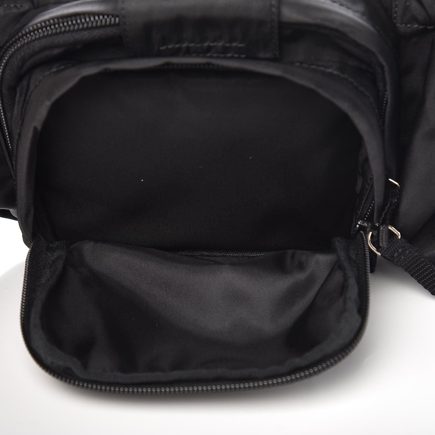 Prada Tessuto Nylon Belt Bag Black 6 of 9