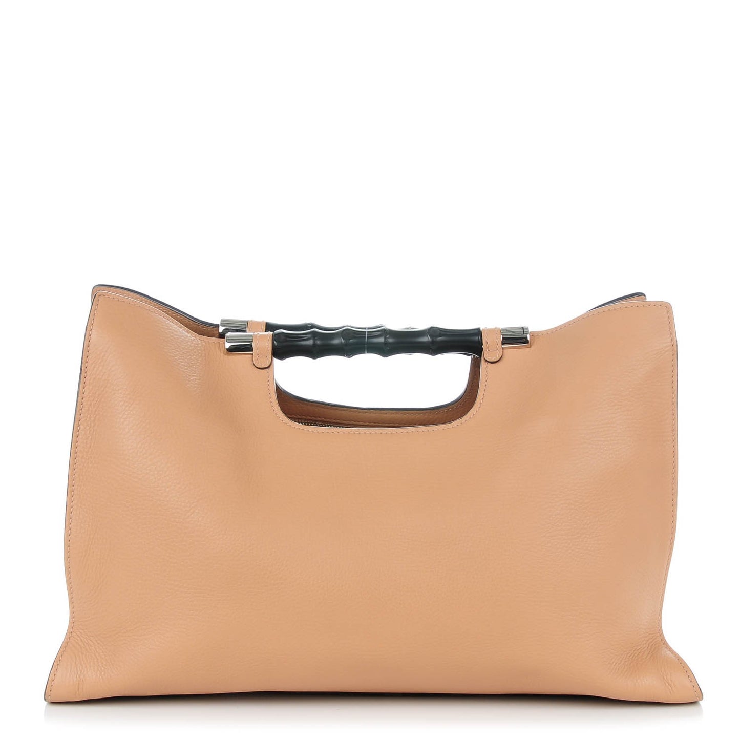 Calfskin Medium Bamboo Daily Shopper Camelia