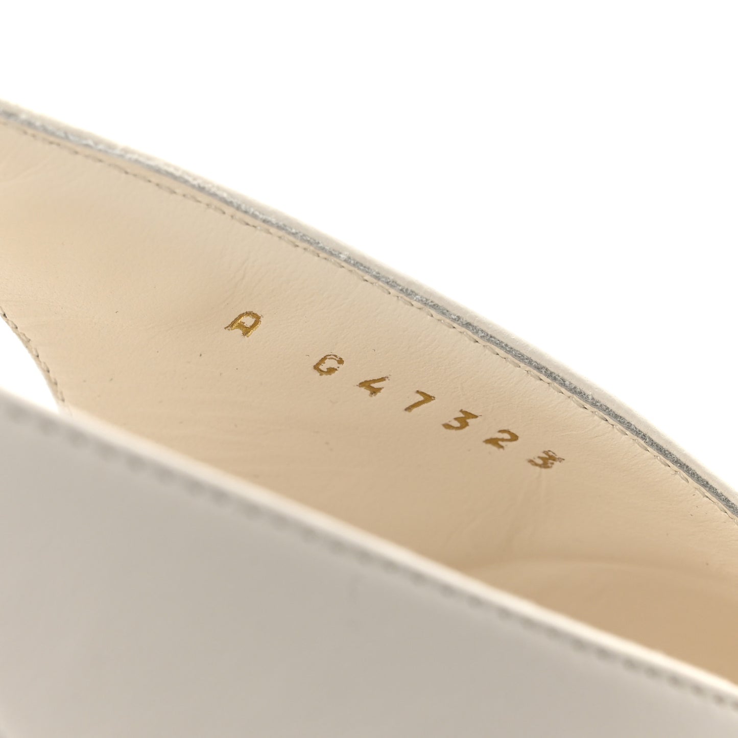 Lambskin Slingback Pumps 36.5 White Black