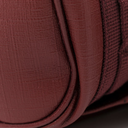 Gucci GG Monogram Script Logo Large Double Pocket Backpack Sahara Rubino Bordeaux 14 of 14