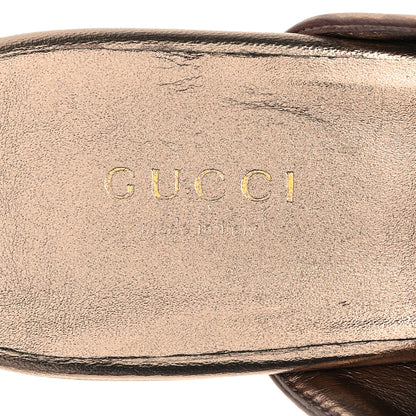 Gucci Nappa Silk Womens Princetown Mules 36 Rame 9 of 11