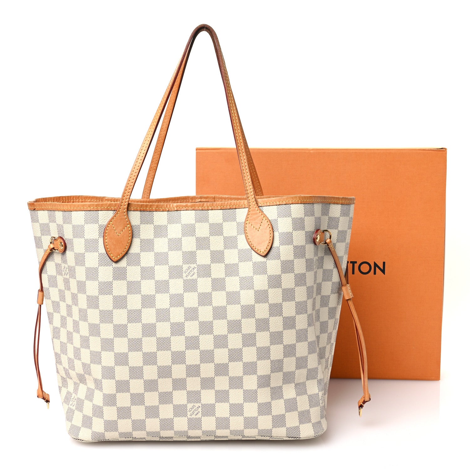 Louis Vuitton Damier Azur Neo Neverfull MM Rose Ballerine 11 of 11