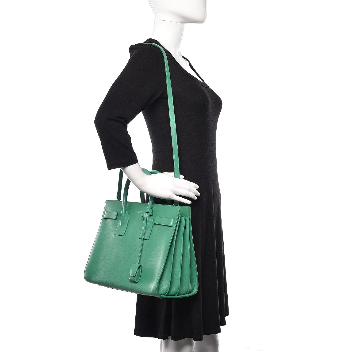 Saint Laurent Calfskin Small Sac De Jour Mint 2 of 9