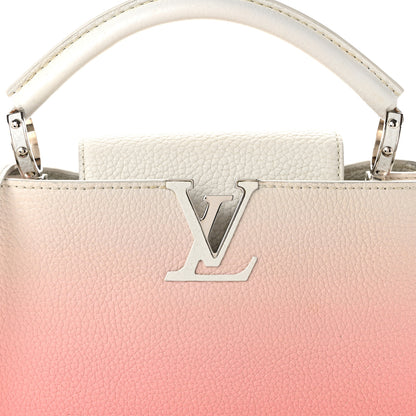Louis Vuitton Taurillon Gradient Cloudy Capucines BB Corail 7 of 10