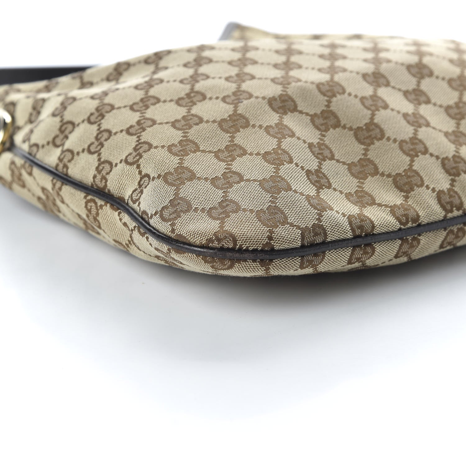 Gucci Monogram Medium New Britt Hobo Dark Brown 6 of 10