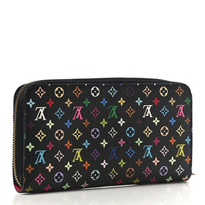 Louis Vuitton Monogram Multicolor Zippy Wallet Black Grenade 3 of 10