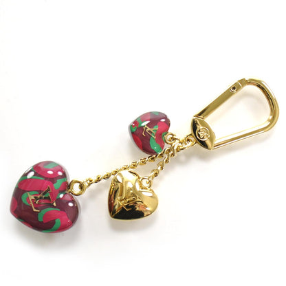 Louis Vuitton Resin Leopard Key Holder Rouge Fauviste 1 of 3