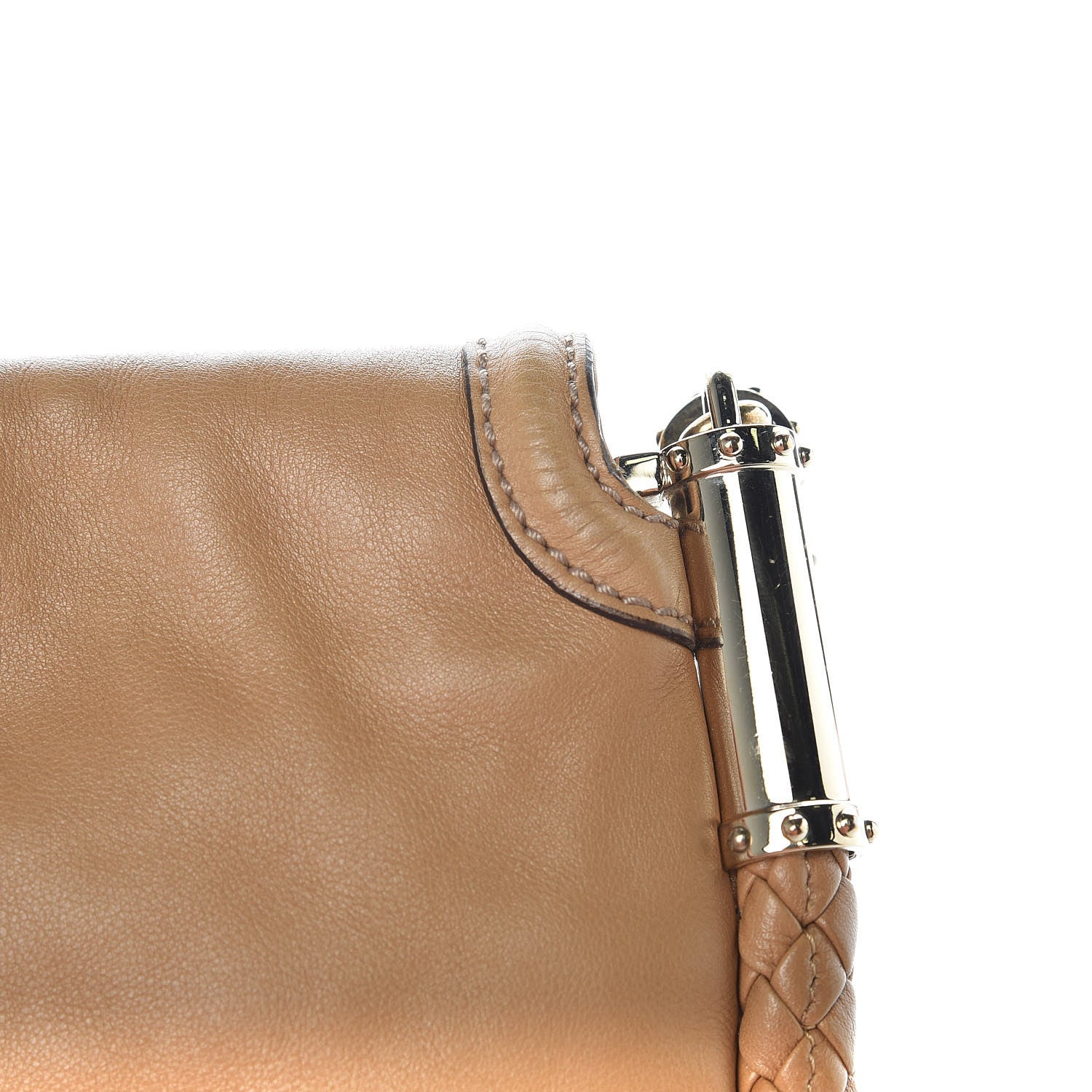 Gucci Calfskin Medium Britt Tassel Shoulder Bag Beige 13 of 13