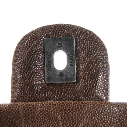Chanel Caviar Maxi Elastic Flap Brown 5 of 8