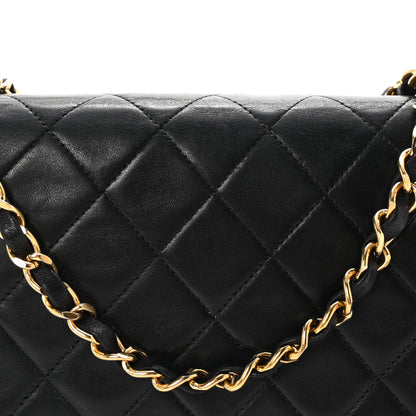 Chanel Lambskin Quilted Small Single Flap Black 9 of 11