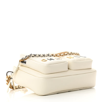 Chanel Calfskin Quilted Small Camera Case White 4 of 11
