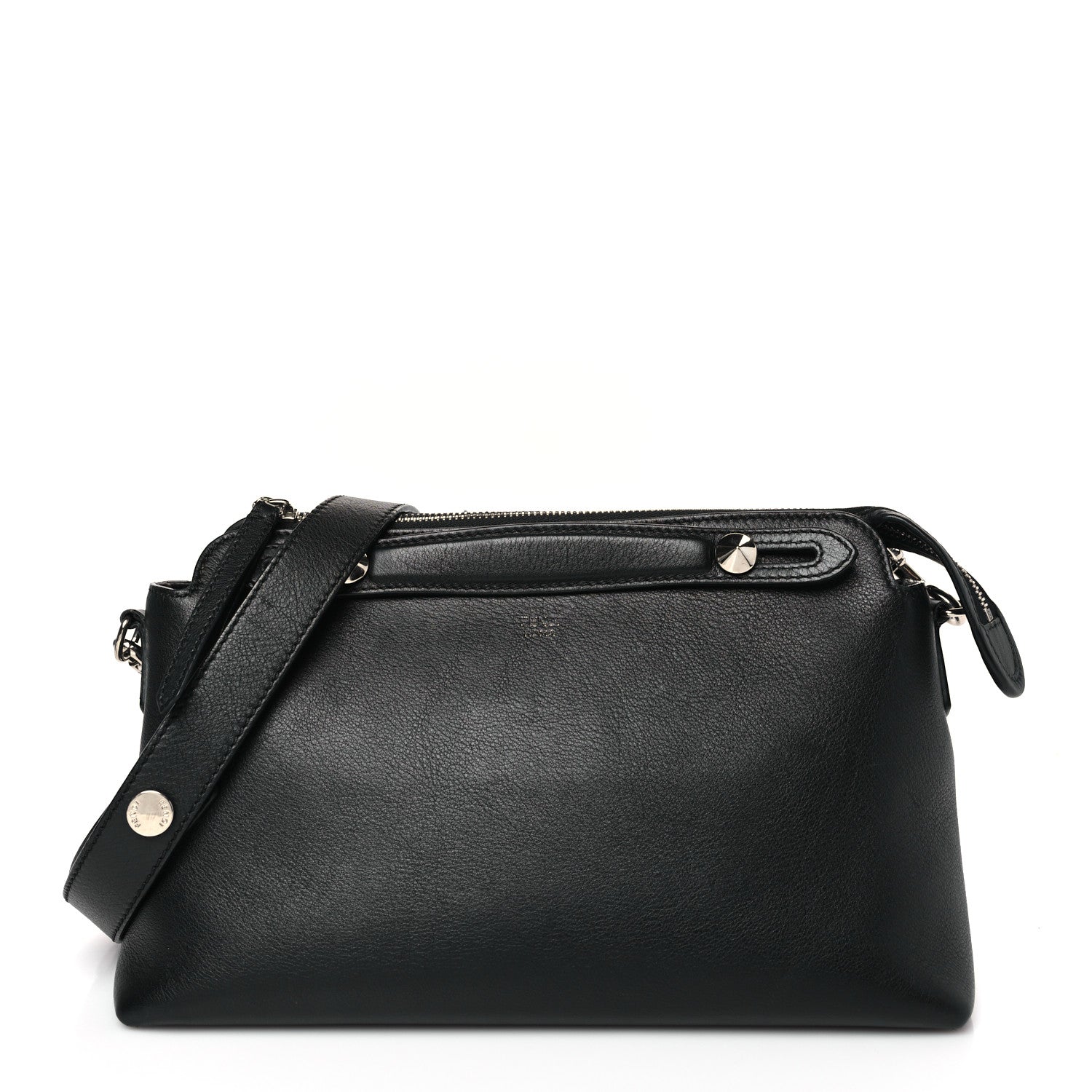 Fendi Vitello Dolce Medium By The Way Boston Bag Black 1 of 9