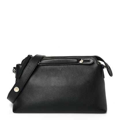 Fendi Vitello Dolce Medium By The Way Boston Bag Black 1 of 9