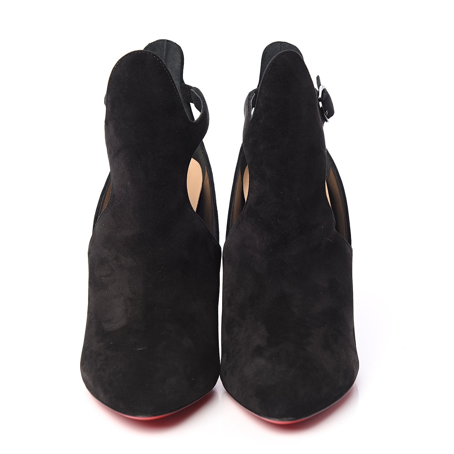Christian Louboutin Veau Velours Canadada 100 Booties 39.5 Black 2 of 8