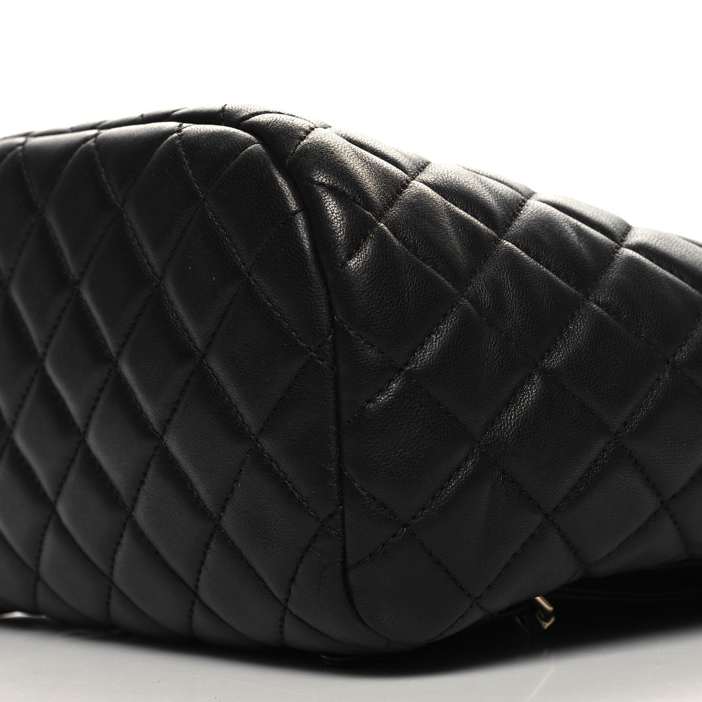 Calfskin Quilted Small Urban Spirit Backpack Black