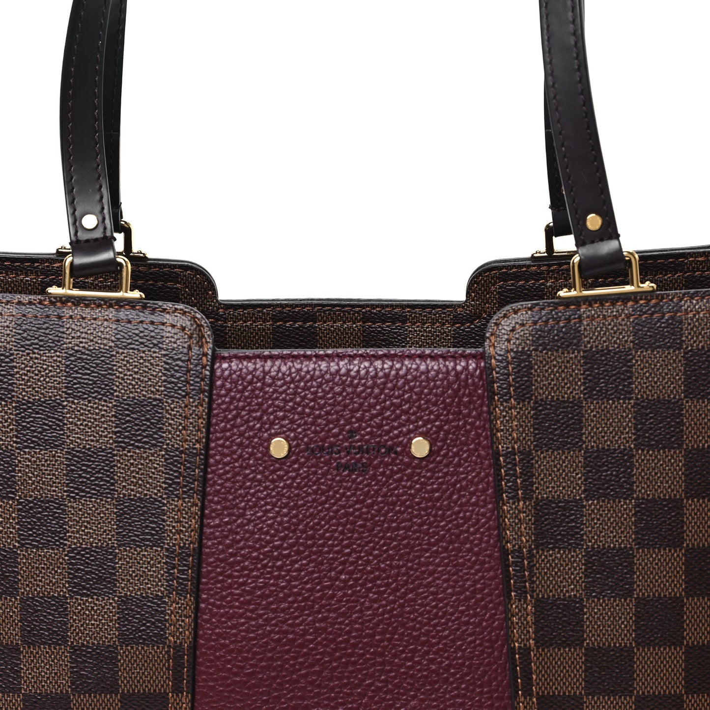 Damier Ebene Taurillon Jersey Bordeaux