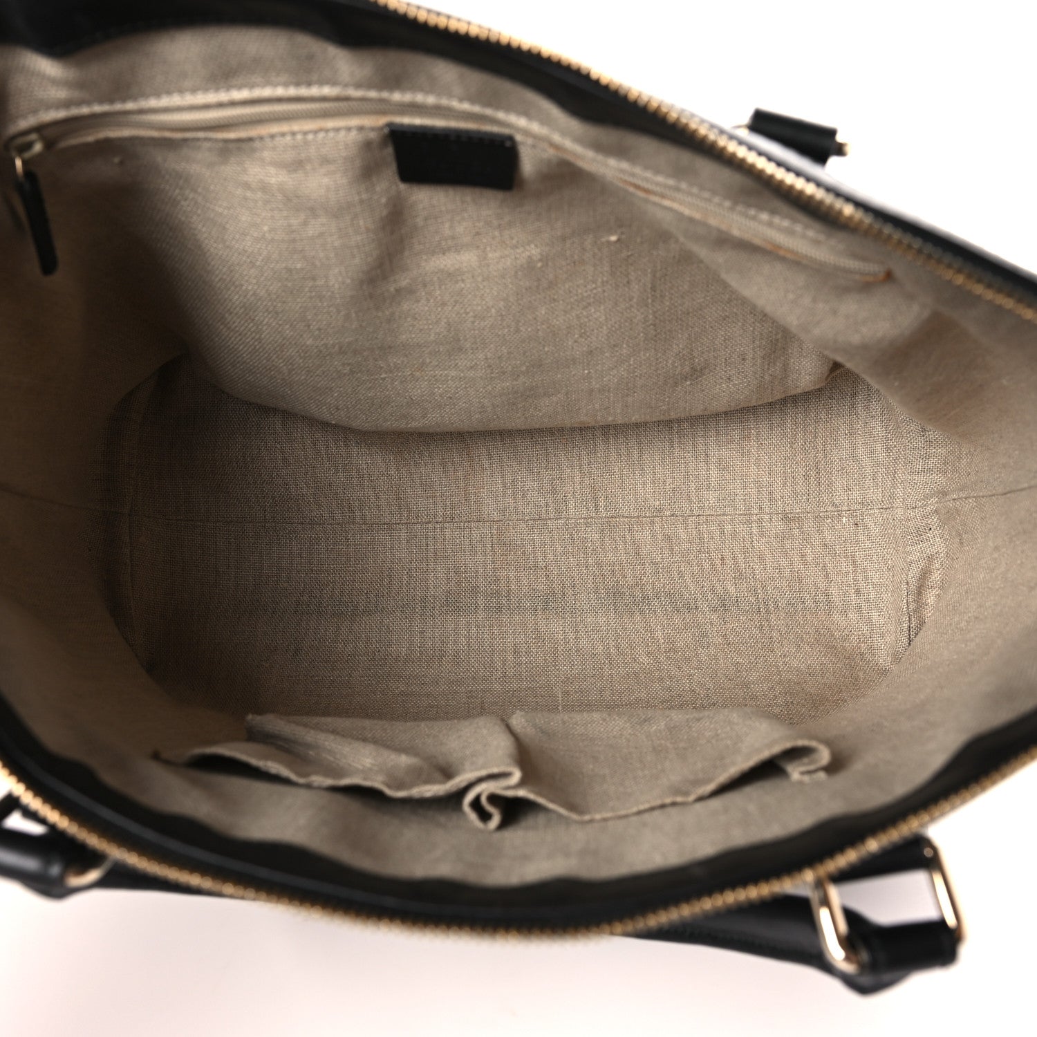 Gucci Soft Microguccissima Medium Zippered Satchel Black 5 of 9