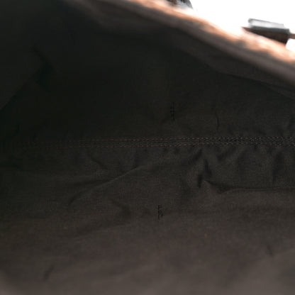 Fendi Canvas Patent Calfskin Woven Forever Shoulder Bag Mou Black 5 of 13