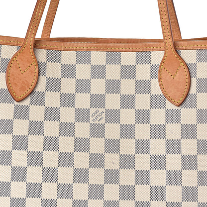 Louis Vuitton Damier Azur Neo Neverfull MM Rose Ballerine 15 of 19