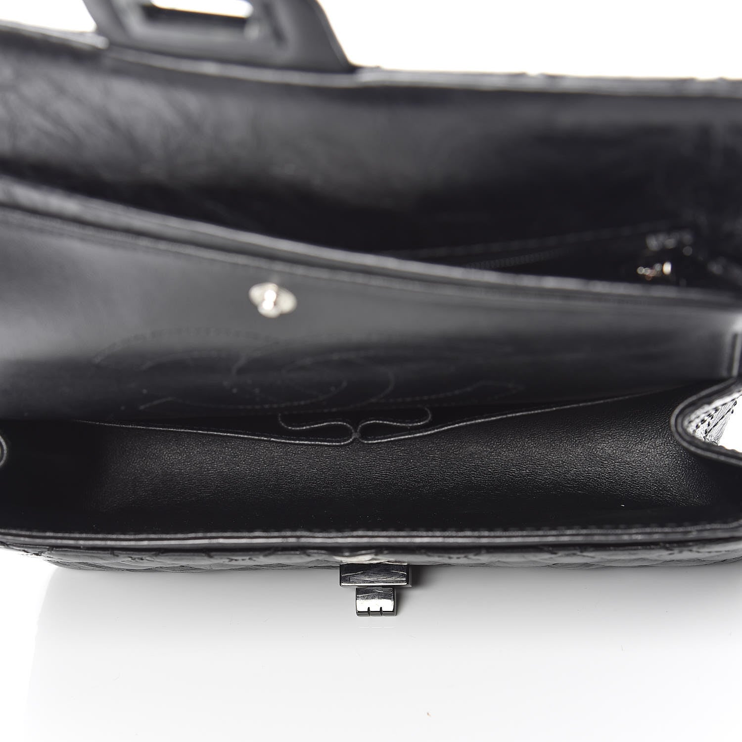 Chanel Aged Calfskin Quilted 2.55 Reissue 225 Flap So Black 5 of 10