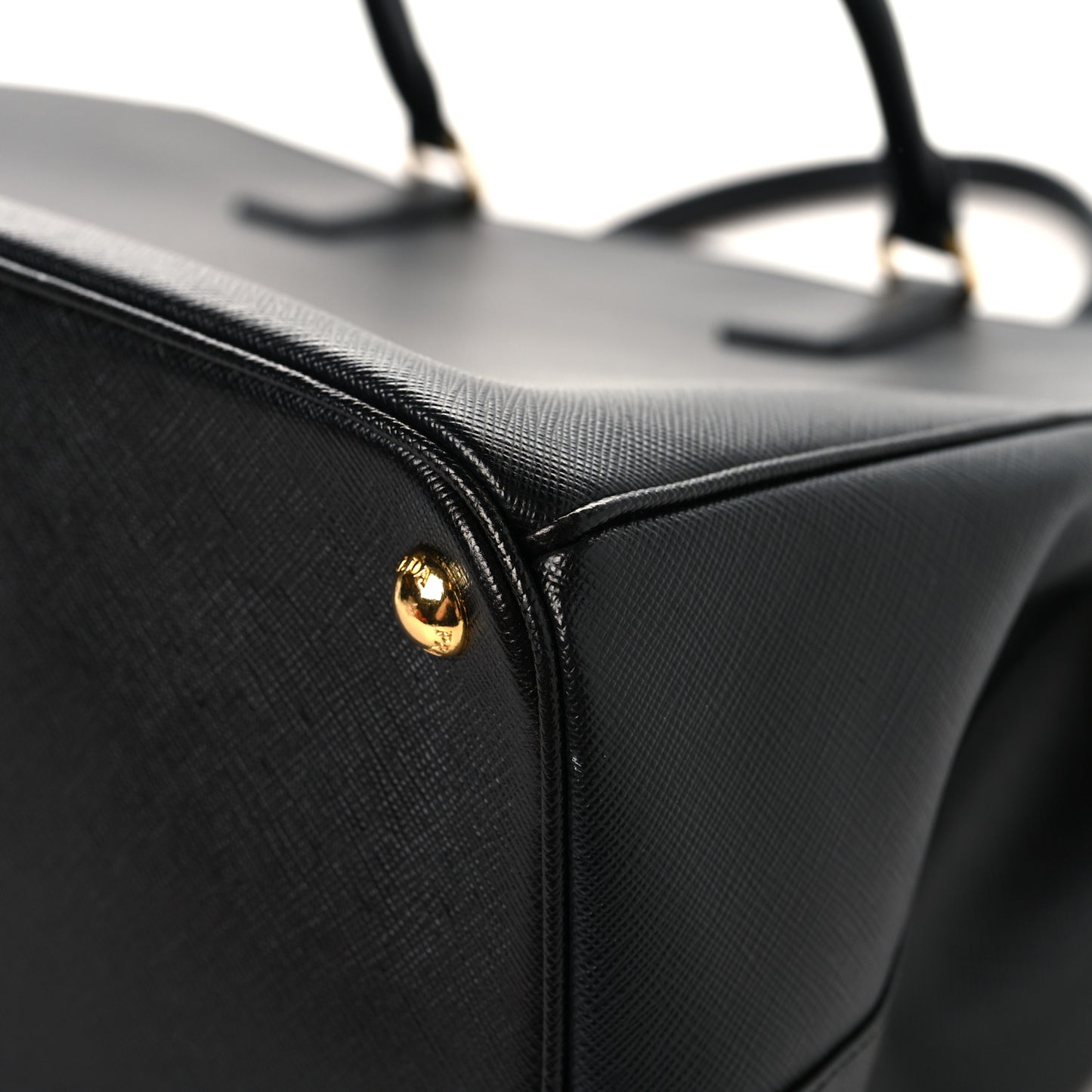 affiano Lux Extra Large Galleria Double Zip Tote Black