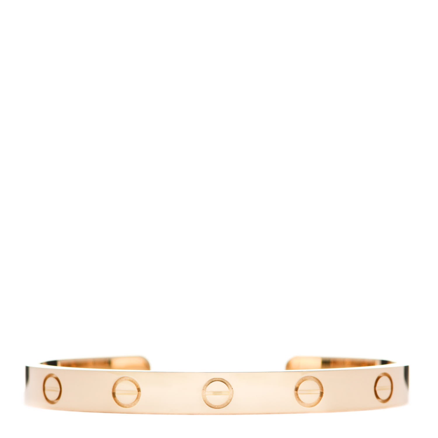 Cartier 18K Yellow Gold LOVE Cuff Bracelet 16 1 of 3