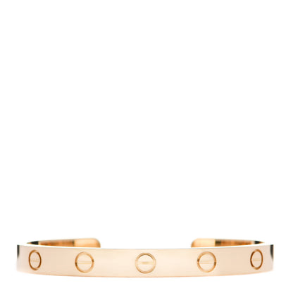 Cartier 18K Yellow Gold LOVE Cuff Bracelet 16 1 of 3