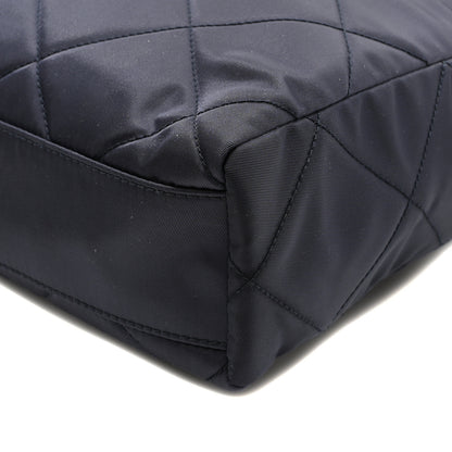 Prada Re-Nylon Saffiano Stitched Re-Edition 1995 Chaine Shoulder Bag Navy 9 of 9