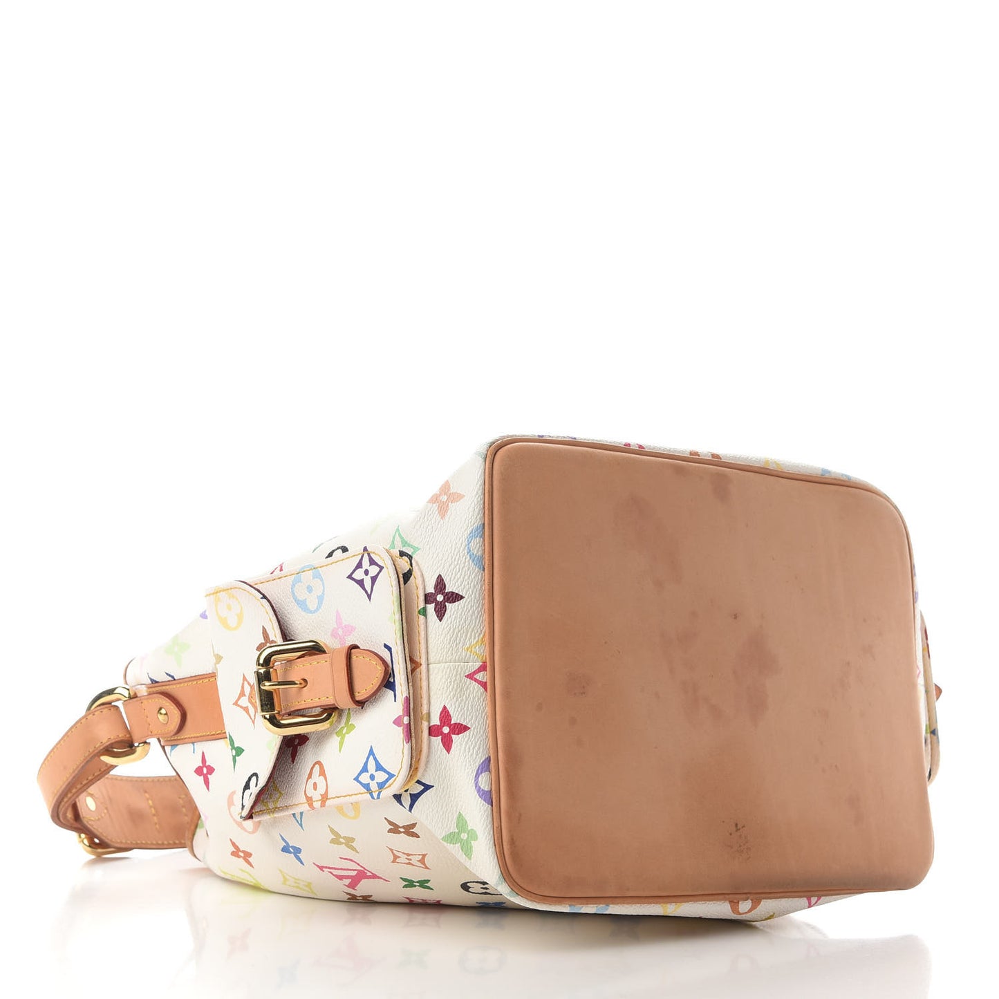 Monogram Multicolor Petit Noe White