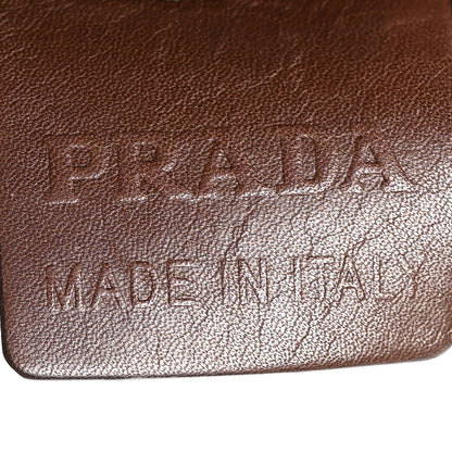 Prada Cervo Belted Hobo Brown 7 of 14