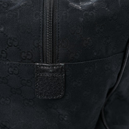 Gucci GG Monogram Web Large Collapsible Carry On Duffle Bag Black 21 of 23