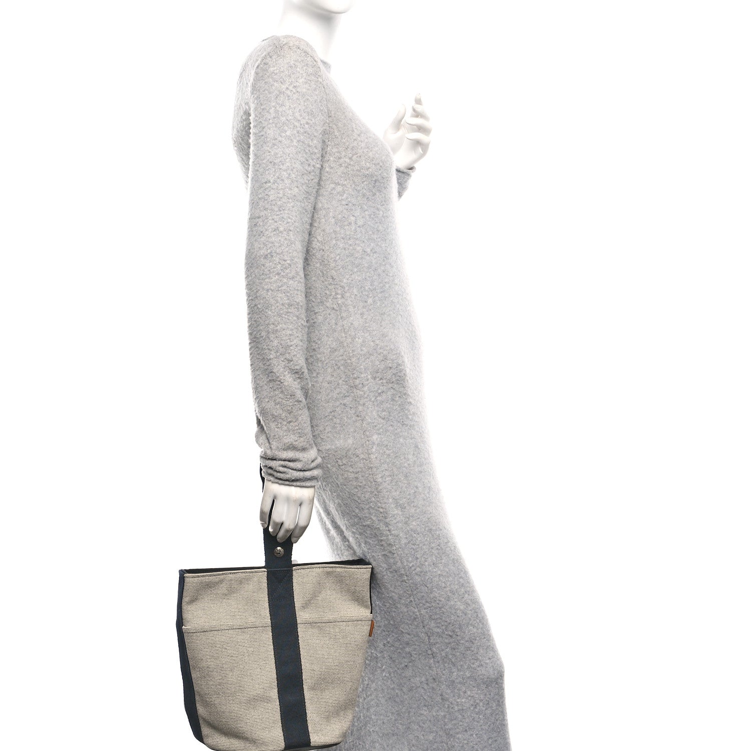 Hermes Toile Saxo PM Natural and Black 2 of 9