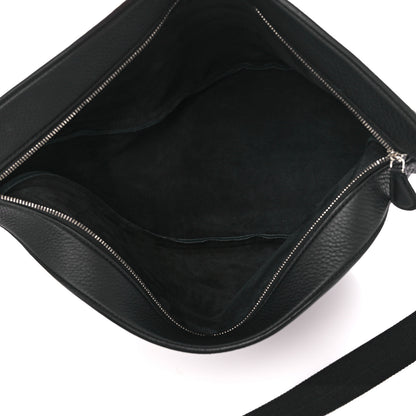 The Row Grained Calfskin Large Slouchy Banana Bag Black 5 of 10