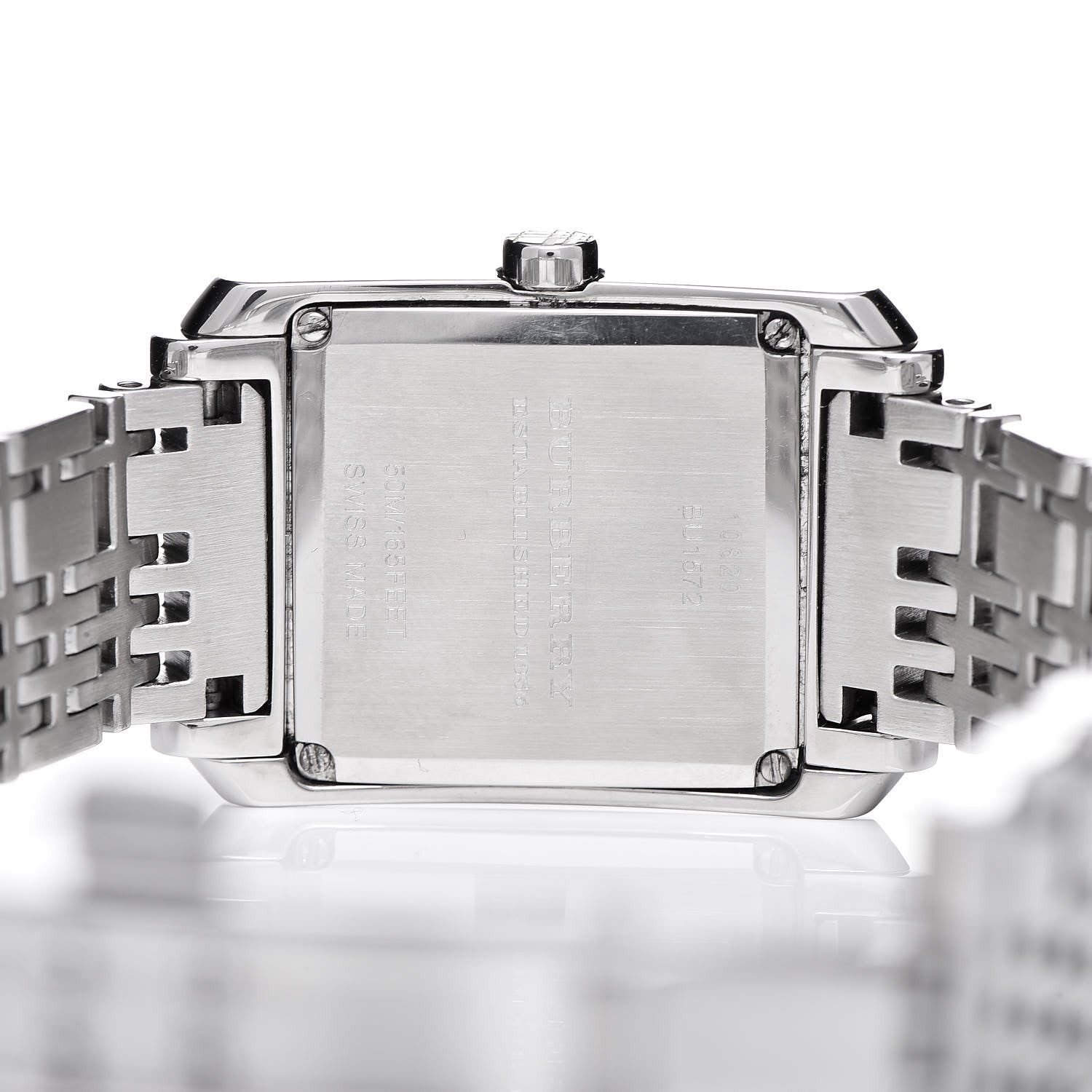 Burberry Stainless Steel 25mm Nova Check Quartz Watch BU1572 5 of 7