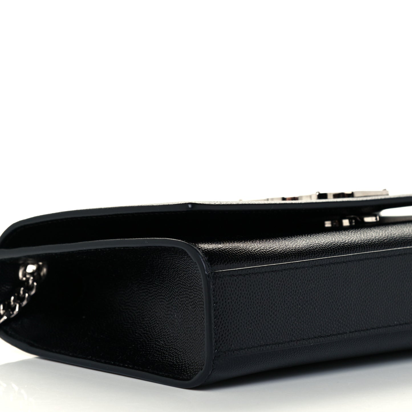Grain De Poudre Medium Classic Monogram Kate Satchel Black