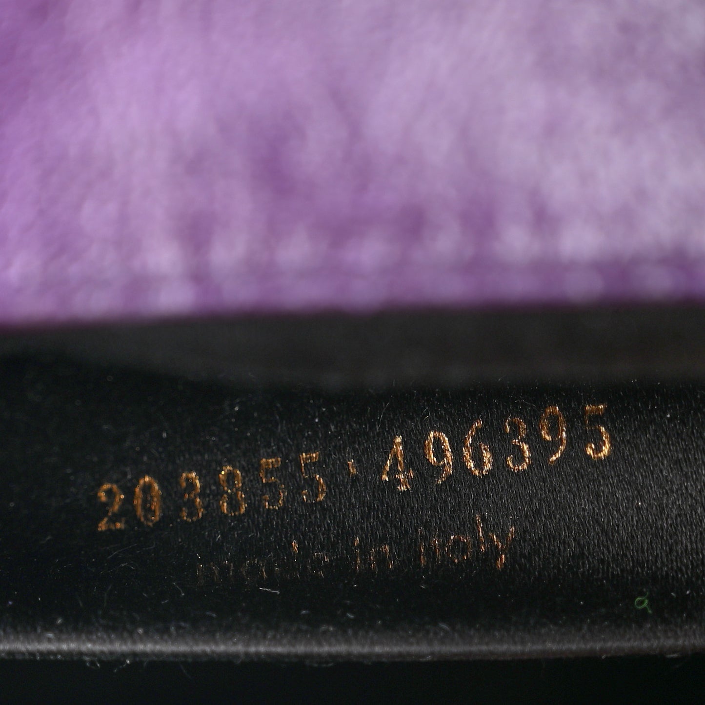 Textured Patent Monogram Large Belle De Jour Clutch Purple