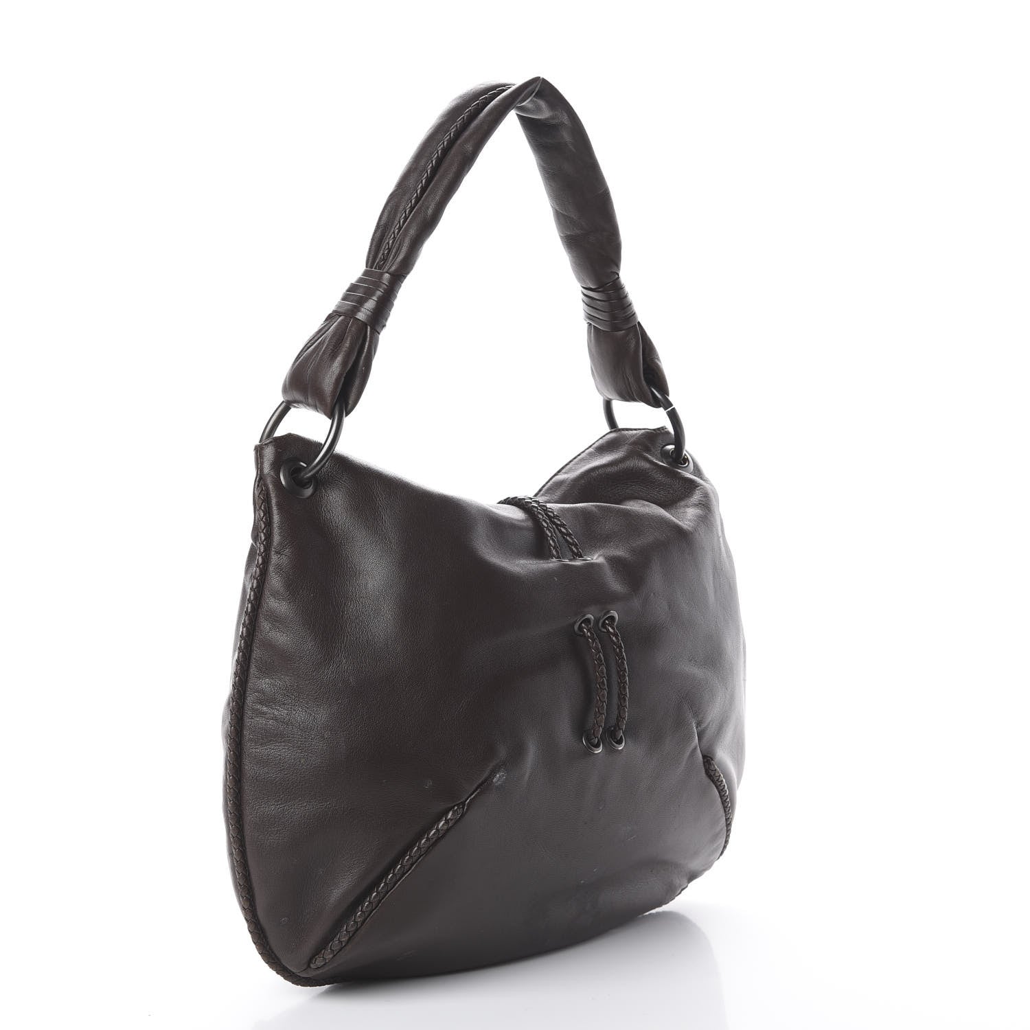 Bottega Veneta Nappa Hobo Ebano 2 of 8