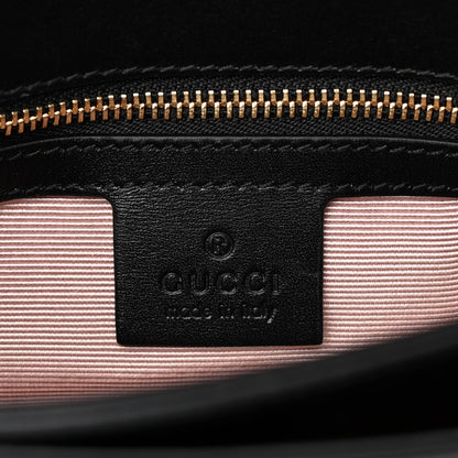 Gucci Vitello Palmellato Lux Small Arli Flap Shoulder Bag Black 6 of 10