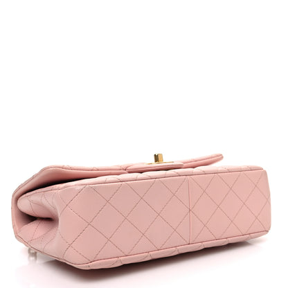Chanel Lambskin Quilted Small Sweet Camellia Flap Light Pink 4 of 13