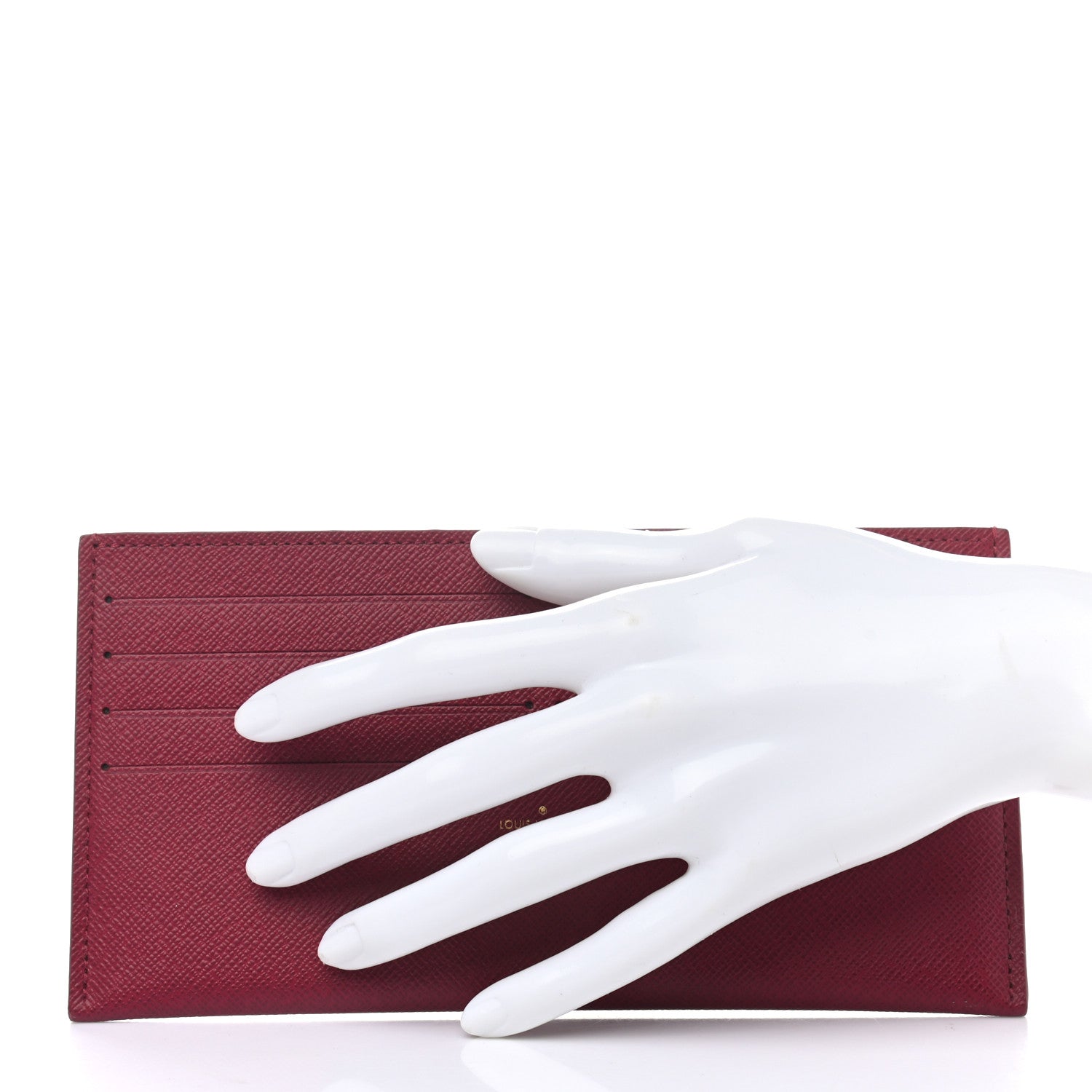 Louis Vuitton Calfskin Felicie Card Holder Insert Fuchsia 2 of 5