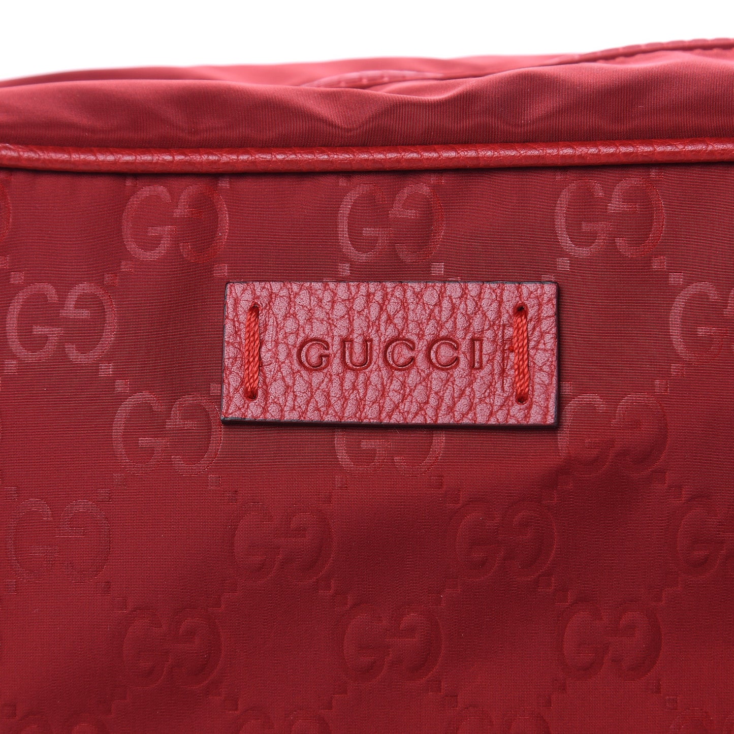 Nylon Monogram Dolmias Pouch Vibrant Red