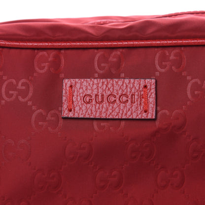 Gucci Nylon Monogram Dolmias Pouch Vibrant Red 8 of 10