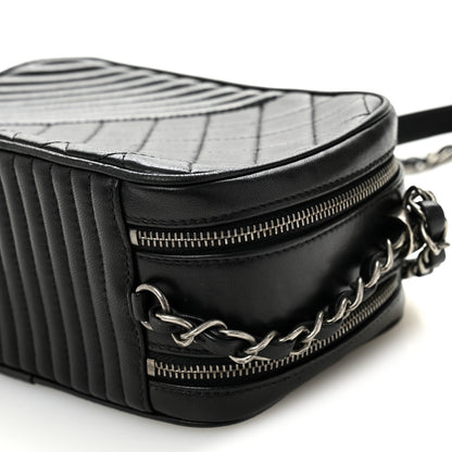 Chanel Lambskin Small Coco Boy Camera Case Black 10 of 11
