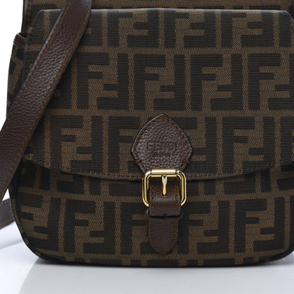 Fendi Zucca Vitello Artic Shoulder Bag Tobacco Castagna 13 of 13