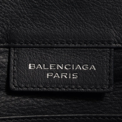 Balenciaga Veau Leather Papier Sight Clutch Black 6 of 9