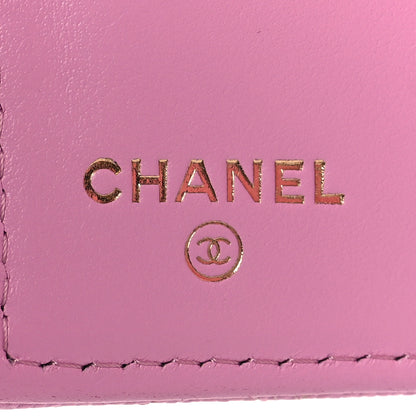 Chanel Caviar Quilted Medium Flap Wallet Pink 7 of 10