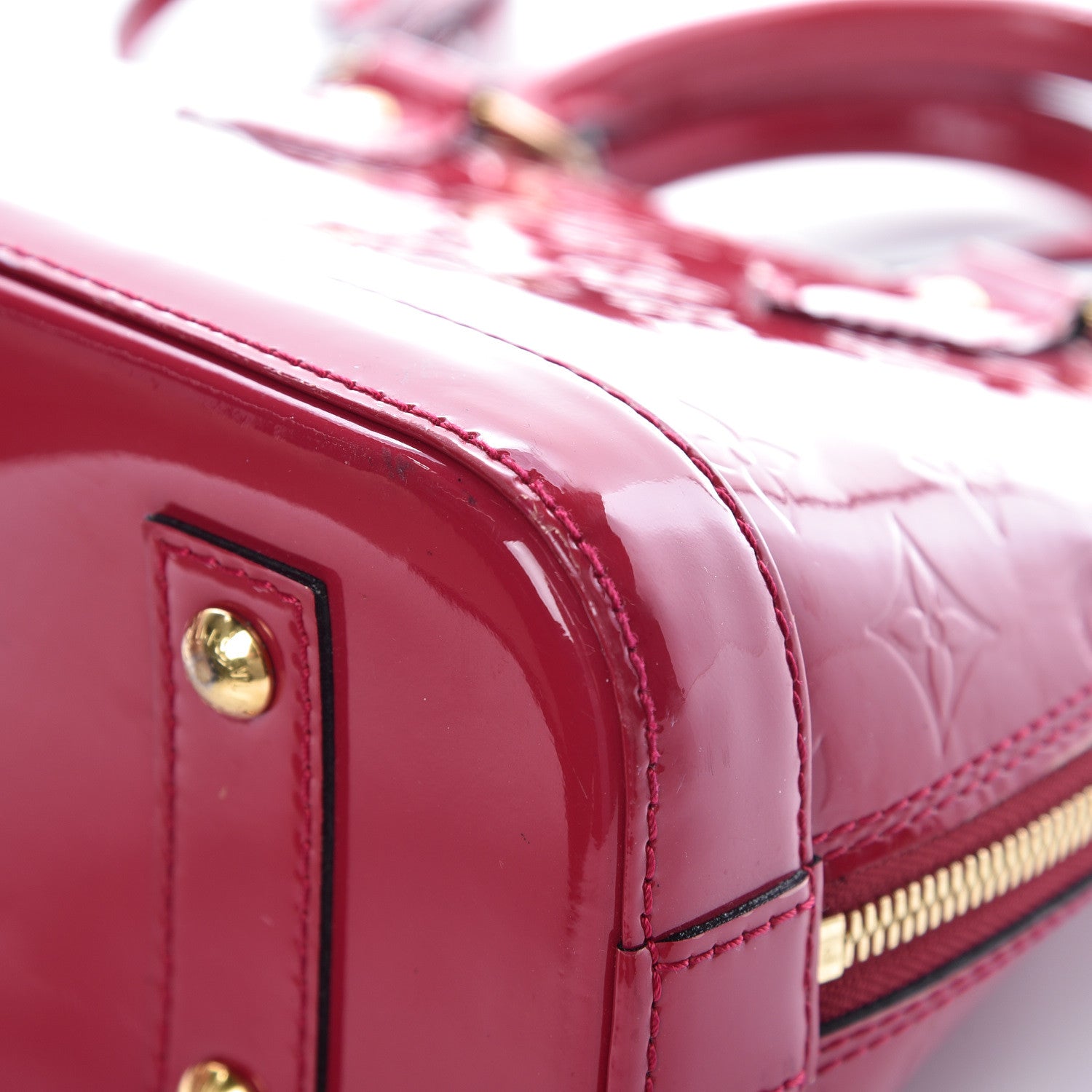 Louis Vuitton Vernis Alma BB Rose Indien 12 of 18
