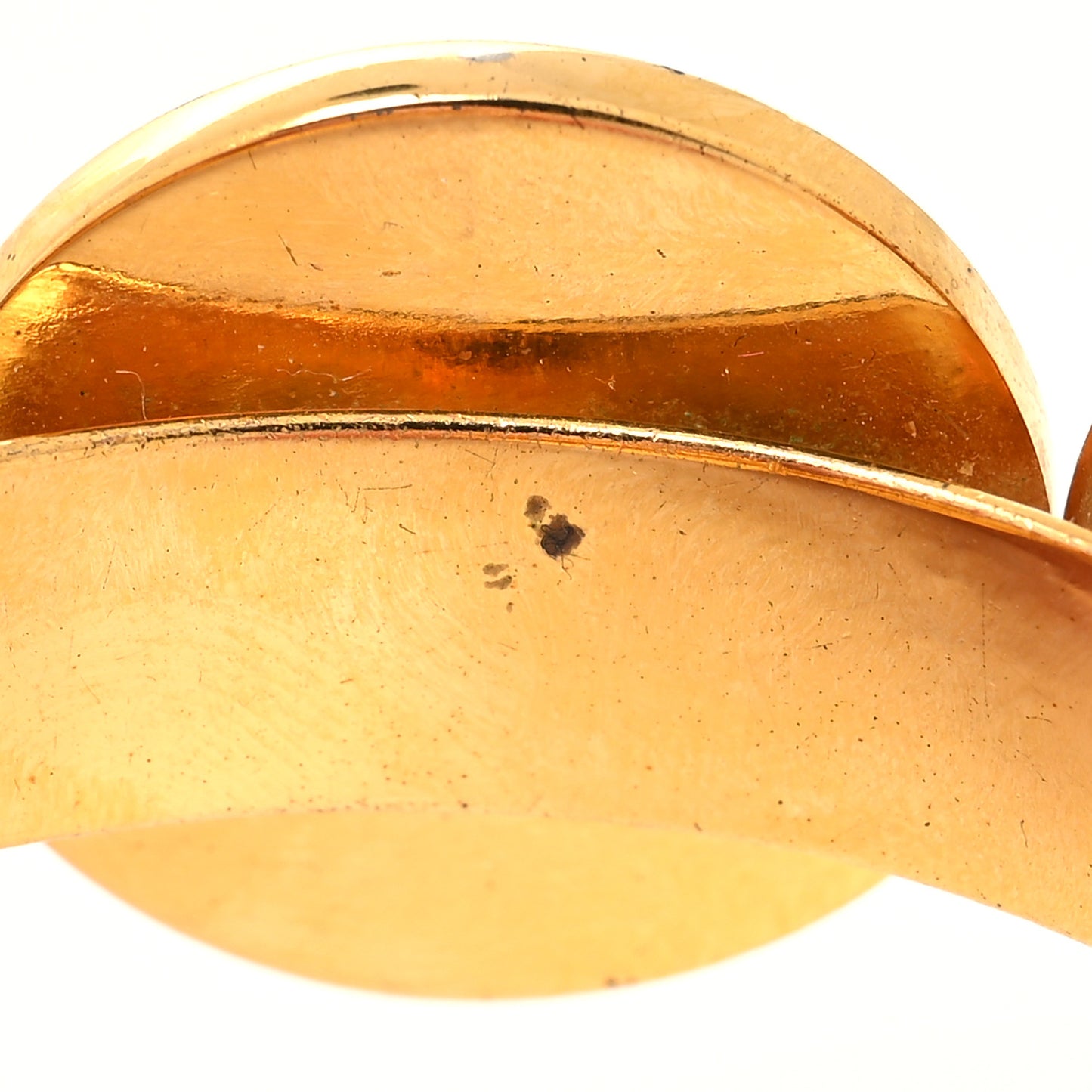 Metal Mademoiselle Coin Cuff Bracelet Gold