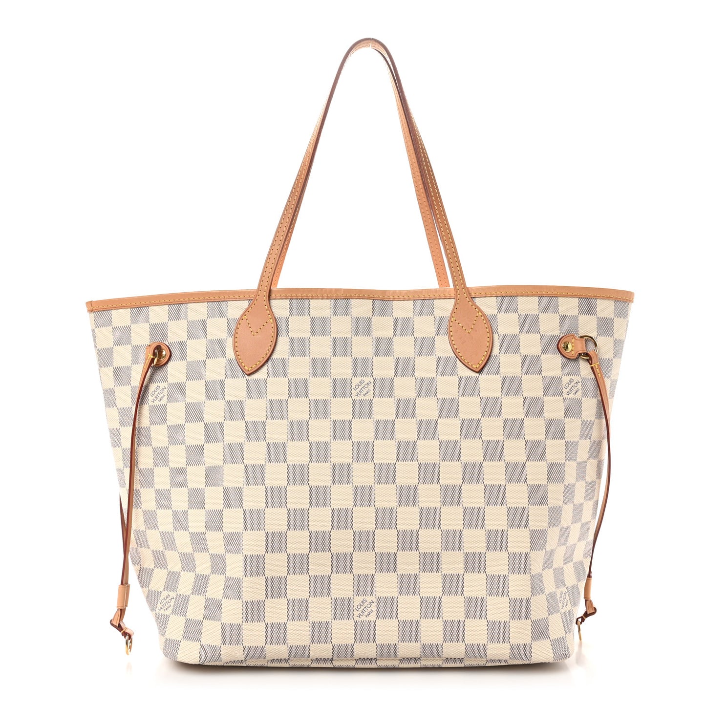 Damier Azur Neo Neverfull MM Rose Ballerine