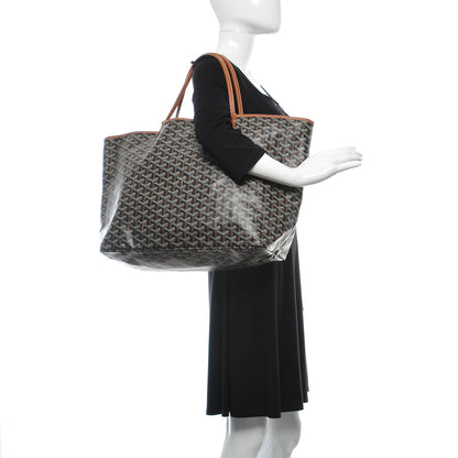 Goyard Goyardine Saint Louis GM Black Gold 2 of 11
